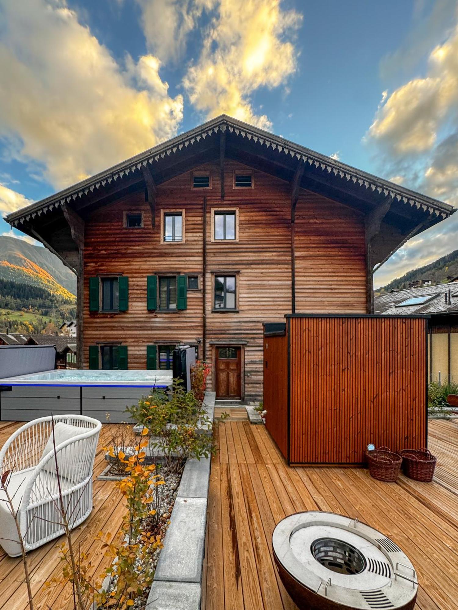 Zer Treichi Appartements Fiesch Exterior foto